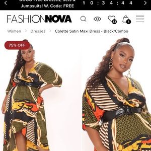Fashion nova midaxi dress